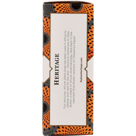 NUBIAN HERITAGE: Bar Soap African Black with Oats Aloe And Vitamin E, 5 oz