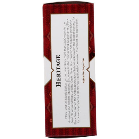 NUBIAN HERITAGE: Honey & Black Seed Soap, 5 oz