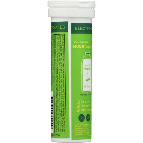 NUUN: Beverage Tube Lemon Lime, 10 tb