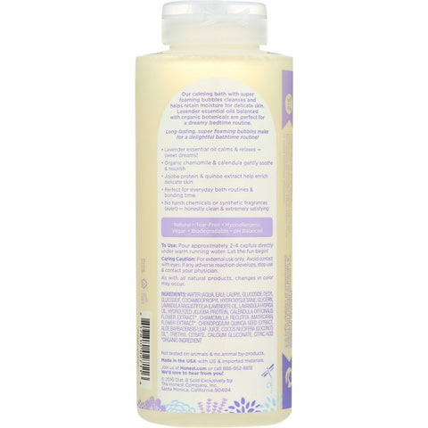 THE HONEST COMPANY: Bubble Bath Ultra Calming Dreamy Lavender, 12 oz
