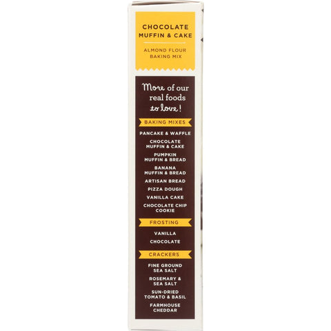 SIMPLE MILLS: Gluten Free Chocolate Muffin and Cake Almond Flour Mix, 10.4 oz
