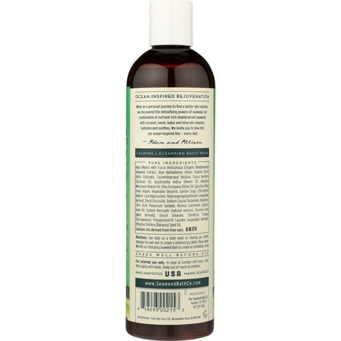 SEA WEED BATH COMPANY: Wash Body Unscented, 12 oz