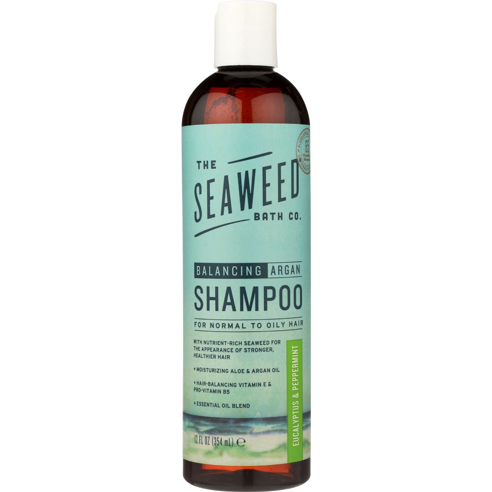 SEA WEED BATH COMPANY: Shampoo Argan Eucalyptus & Peppermint, 12 oz