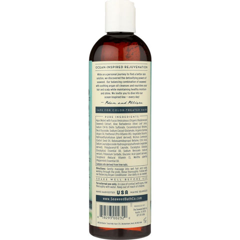 SEA WEED BATH COMPANY: Shampoo Argan Eucalyptus & Peppermint, 12 oz