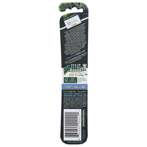 WOOBAMBOO: Standard Handle Super Soft Bristle Toothbrush, 1 ea
