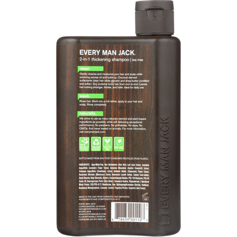 EVERY MAN JACK: 2-in-1 Thickening Shampoo + Conditioner, 13.5 oz