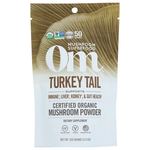 OM ORGANIC MUSHROOM NUTRITION: Turkey Tail Immune Defense Power, 100 gm