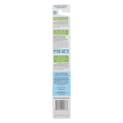 MOUTH WATCHERS: Toothbrush Adult Manual Red, 1 ea