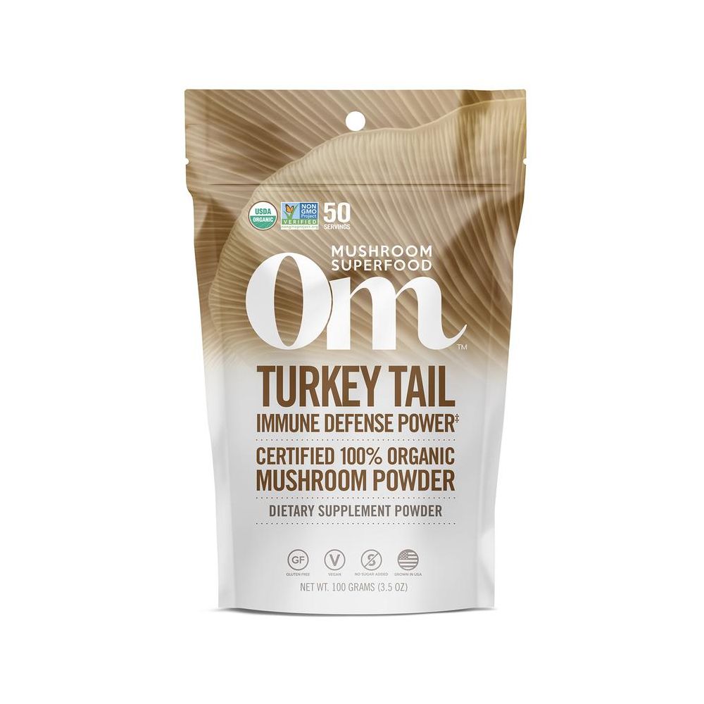 OM ORGANIC MUSHROOM NUTRITION: Turkey Tail Immune Defense Power, 100 gm